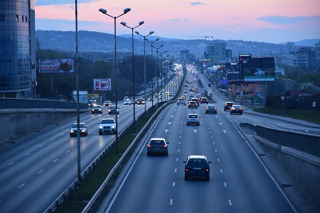 highway with billboards